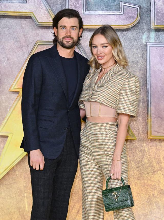 london, england october 18 jack whitehall and roxy horner attend the uk premiere of black adam at cineworld leicester square on october 18, 2022 in london, england photo by karwai tangwireimage