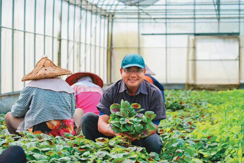 李惟裕曾因農藥遭受健康危機，有過切身之痛更下定決心朝向有機經營。