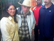 FILE PHOTO: Handout photo of former Cuban leader Fidel Castro meeting Venezuela's First Lady Cilia Flores in Havana