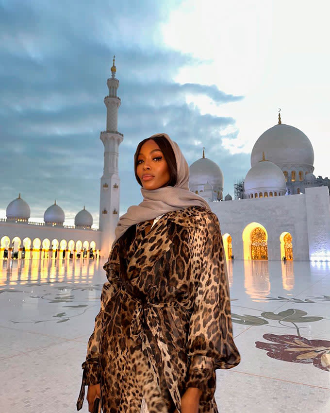 Naomi Campbell en Abu Dabi