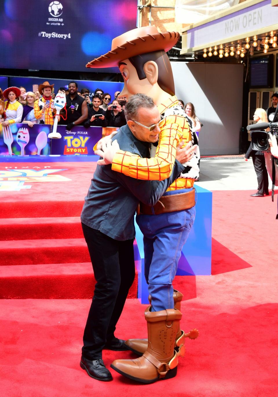 Tom Hanks walks red carpet for Toy Story 4 European premiere