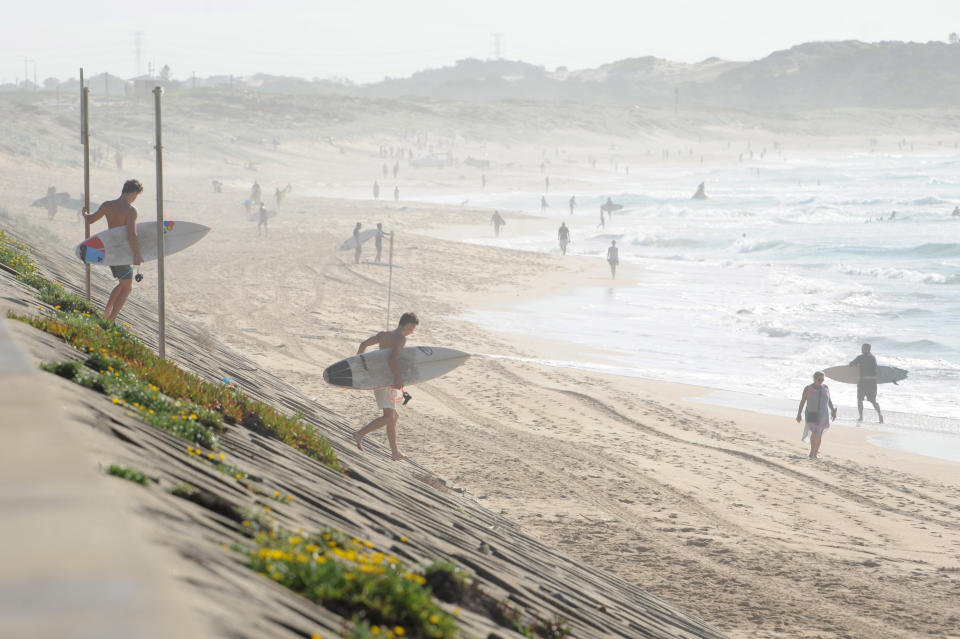 Looking towards Wanda from Cronulla Beach. Source: AAP