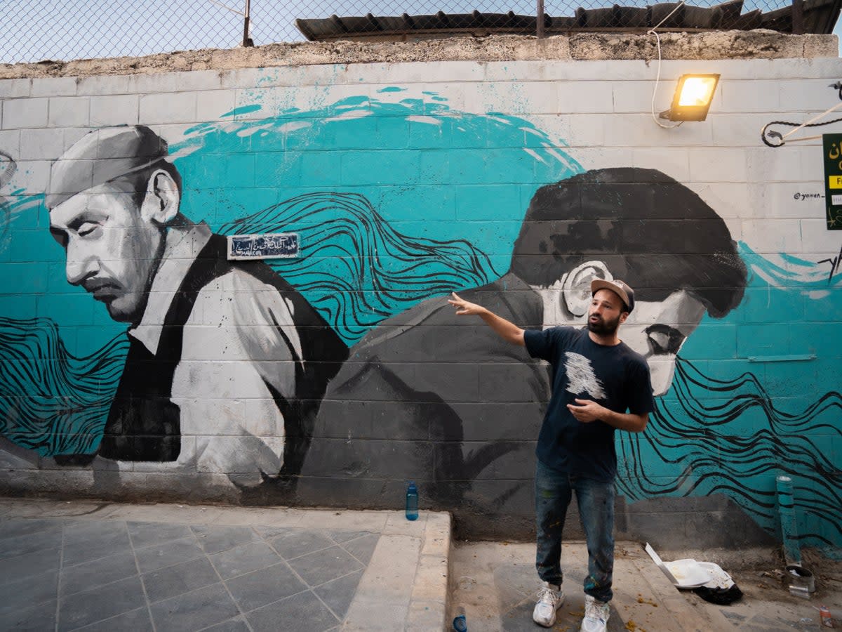 The Underground Amman tour explains the story behind some spectacular street-art murals (Jack Lawes)