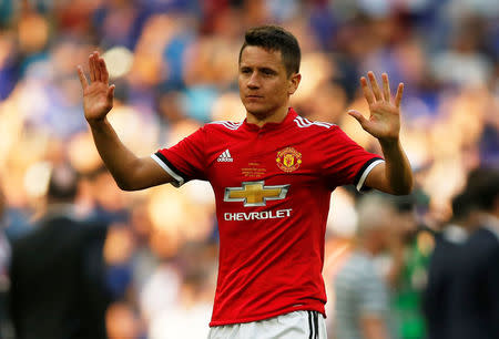 Soccer Football - FA Cup Final - Chelsea vs Manchester United - Wembley Stadium, London, Britain - May 19, 2018 Manchester United's Ander Herrera looks dejected after the match REUTERS/Andrew Yates