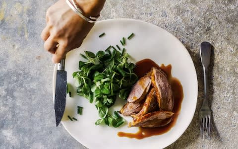 Diana Henry's duck breast with honey and vinegar