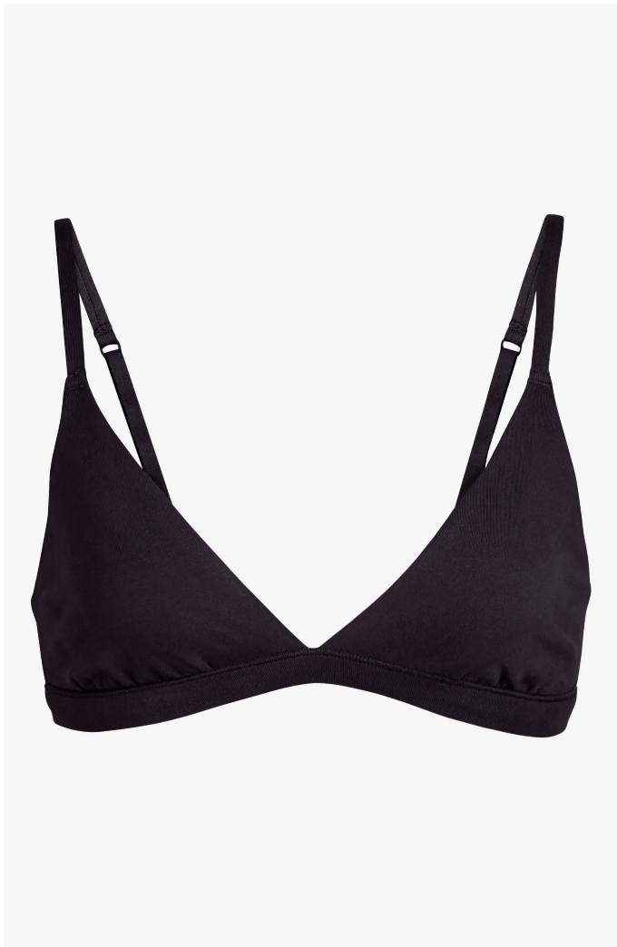 1) Cotton Triangle Bralette