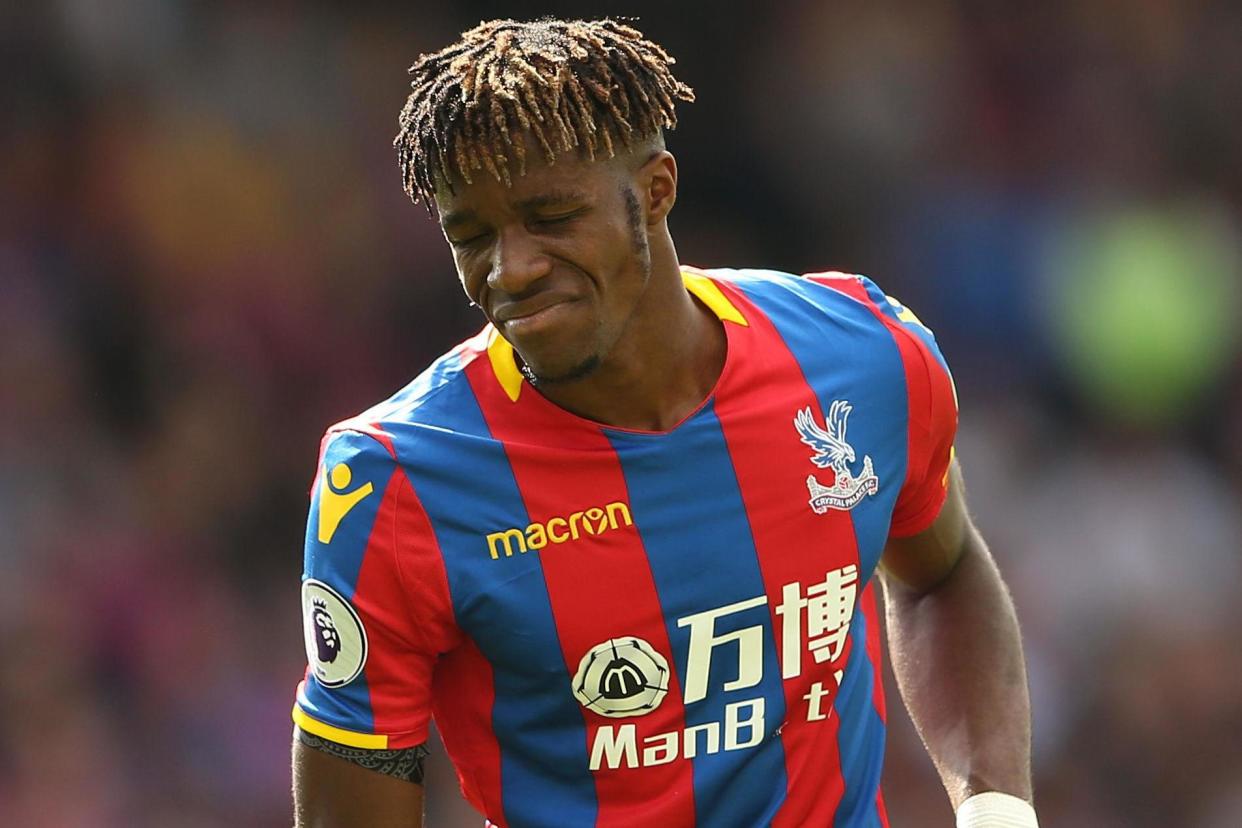 Sidelined: Wilfried Zaha: PA