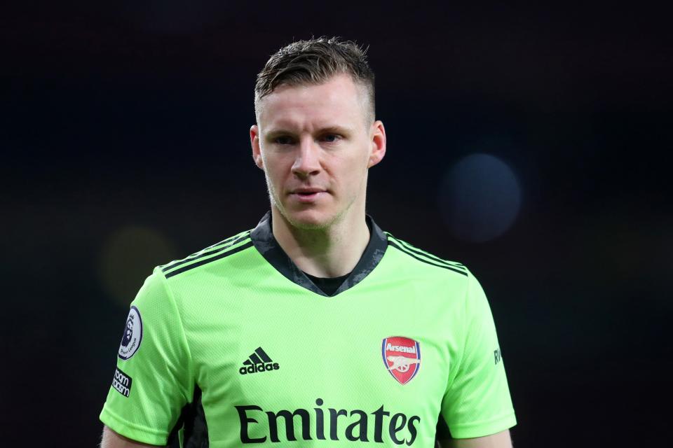 <p>Arsenal goalkeeper Bernd Leno has been linked with Borussia Dortmund</p> (Getty Images)