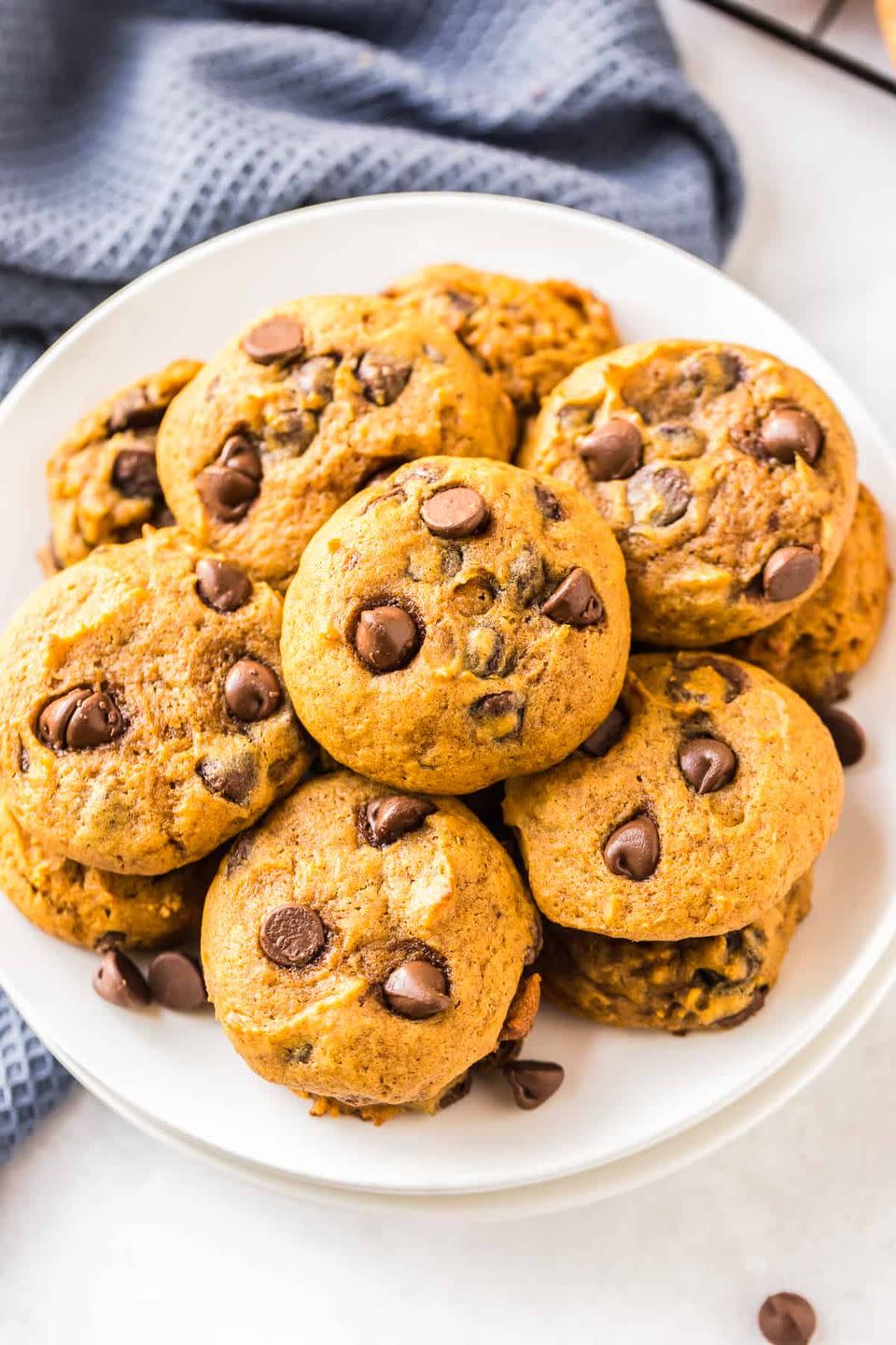 Pumpkin Chocolate Chip Cookies