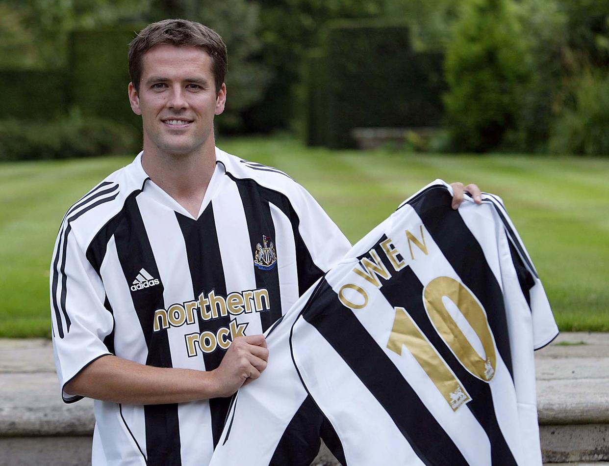 Michael Owen regrets signing for Newcastle (Photo by Ian Horrocks/Newcastle United via Getty Images) 