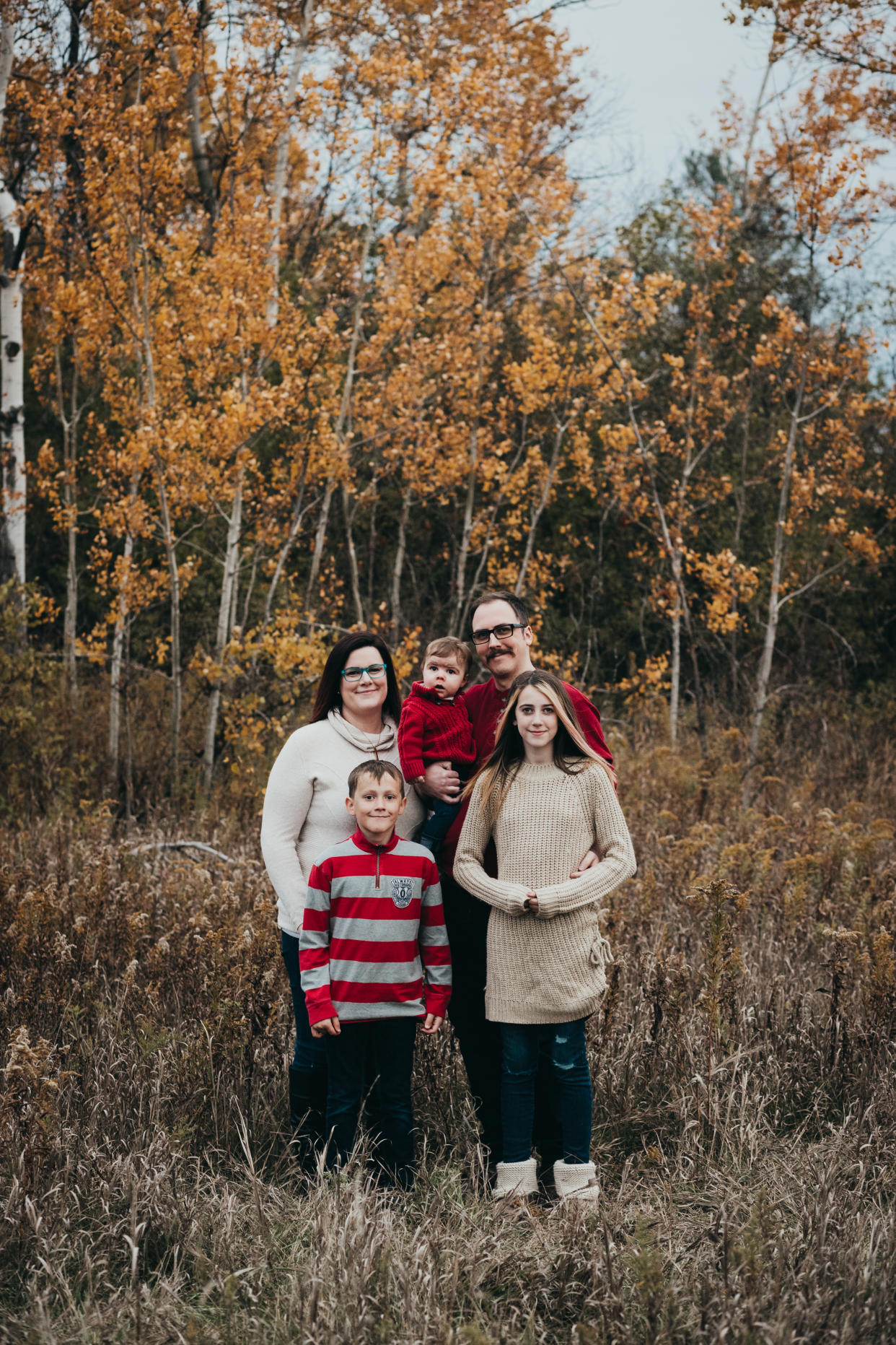 Nigel Jones with his wife and children. (Photo: EllaBean Photography)