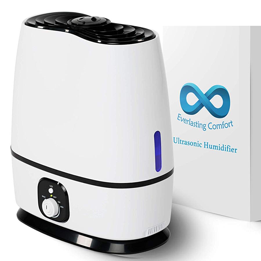 Everlasting Comfort Ultrasonic Cool Mist Humidifier. (Photo: Everlasting Comfort/Amazon)