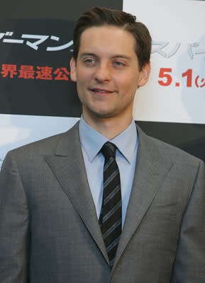 Tobey Maguire at the Tokyo photocall of Columbia Pictures' Spider-Man 3