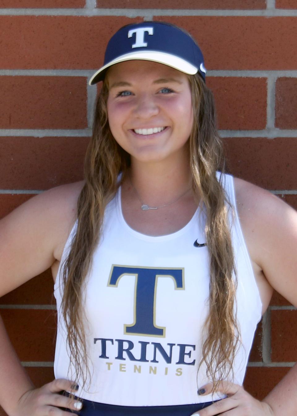 Bronson's Kennedy Outwater was recently named an ITA Scholar Athlete