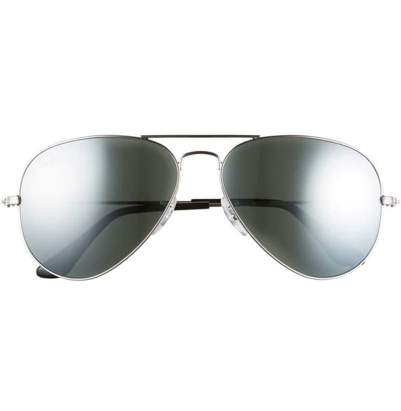 <p><a href="https://www.amazon.com/Ray-Ban-RB3025-Aviator-Sunglasses-Gunmetal/dp/B00080FK2U/?tag=syn-yahoo-20&ascsubtag=%5Bartid%7C10054.g.27479220%5Bsrc%7Cyahoo-us" rel="nofollow noopener" target="_blank" data-ylk="slk:Shop Now;elm:context_link;itc:0;sec:content-canvas" class="link ">Shop Now</a></p><p>Original Aviator Sunglasses</p><p>amazon.com</p><p>$171.00</p>