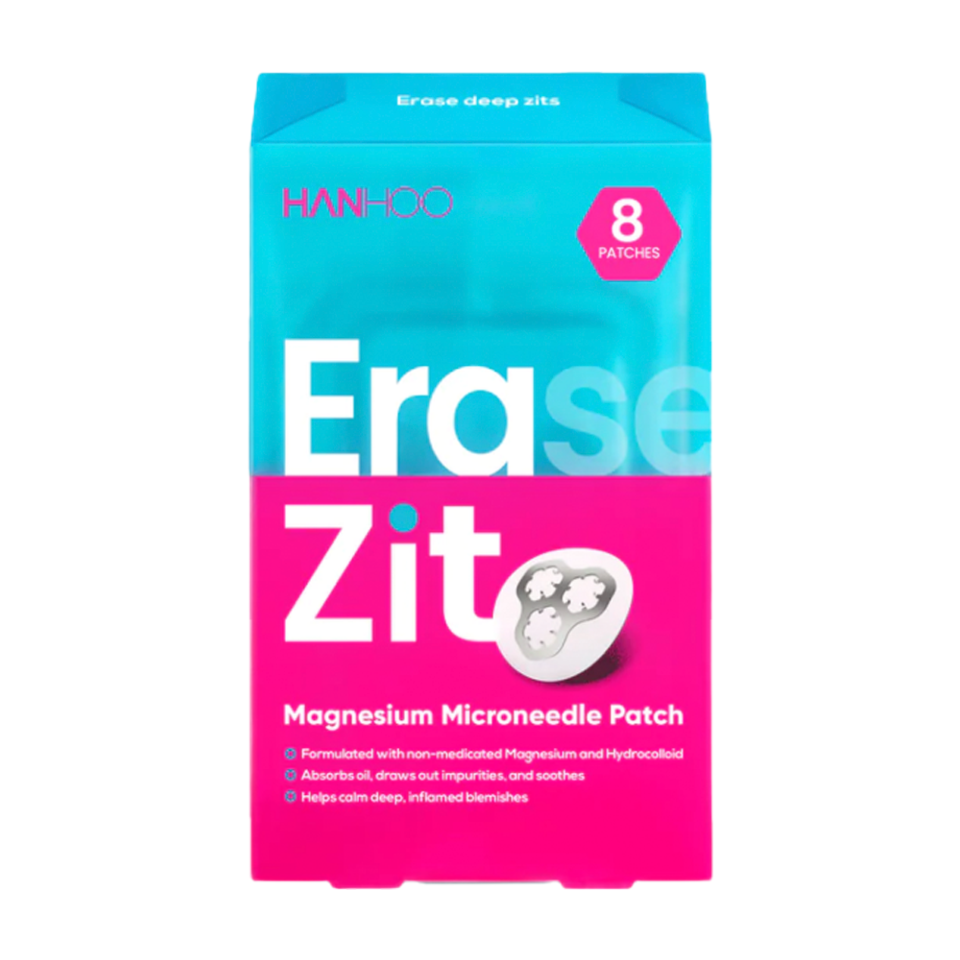 <p><a href="https://www.hanhoousa.com/products/erazit-magnesium-microneedle-patch?variant=42314380050611" rel="nofollow noopener" target="_blank" data-ylk="slk:Shop Now;elm:context_link;itc:0;sec:content-canvas" class="link ">Shop Now</a></p><p>EraZit Magnesium Microneedle Patch</p><p>hanhoousa.com</p><p>$10.00</p><span class="copyright">hanhoousa.com</span>