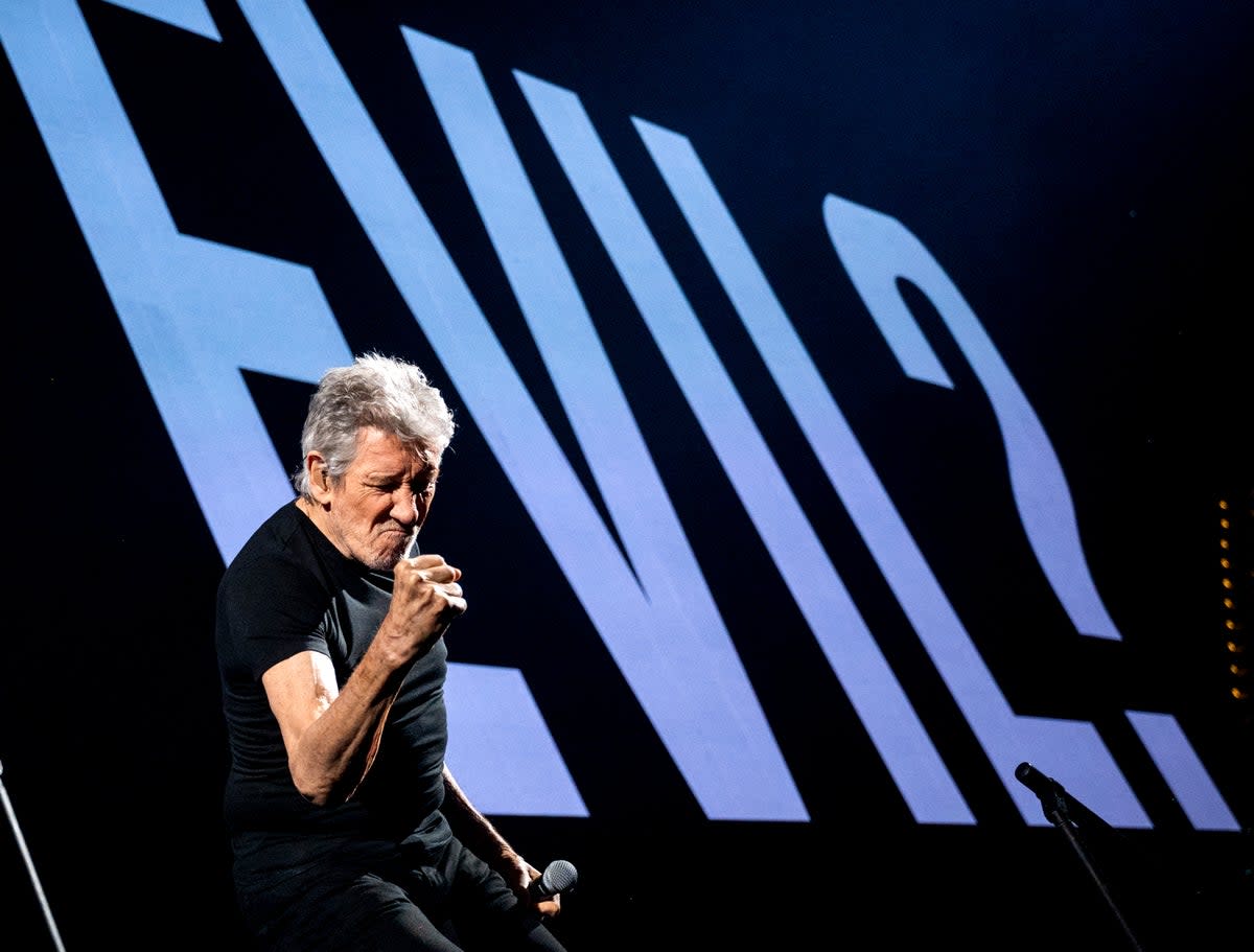 German police say they are investigating singer Roger Waters, 79, for incitement to hatred (AP)