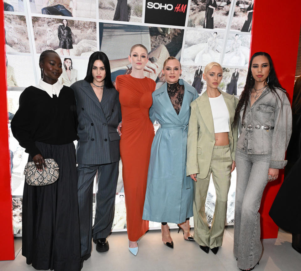 Aweng Ade-Chuol, Amelia Gray, Hunter Schafer, Diane Kruger, Iris Law and Quannah Chasinghorse.