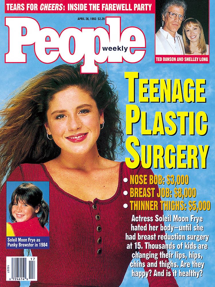 Soleil Moon Frye on the cover of People magazine in 1993. (Photo: People)