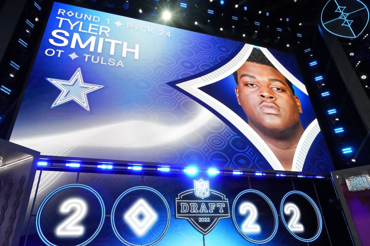 Tyler Smith goes to Dallas with 24th Pick in the 2022 NFL Draft - Tulsa