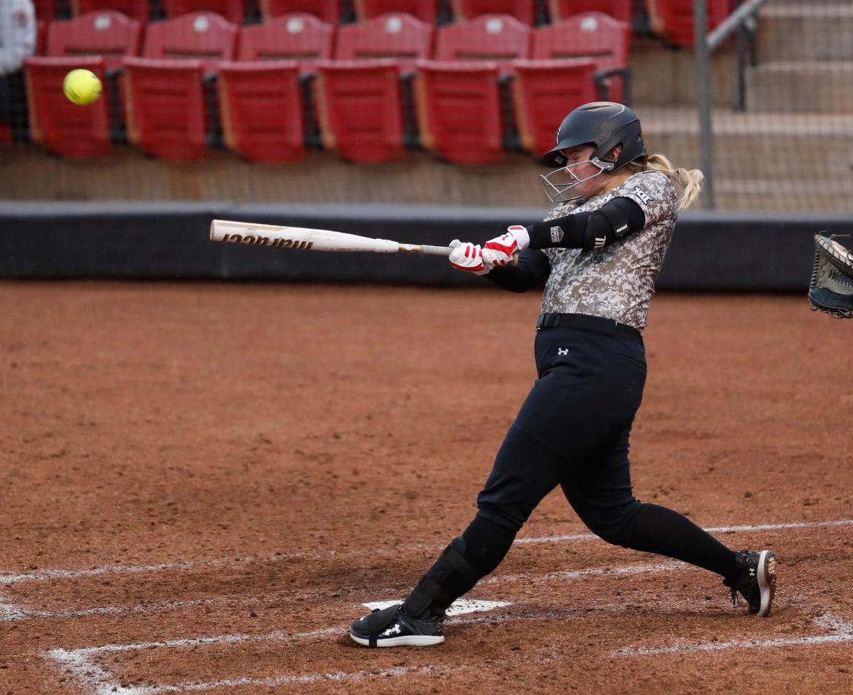 Texas Tech first baseman Ellie Bailey leads the Big 12 in home runs with 11 and is tied for second in runs batted in with 34. Tech opens Big 12 play against No. 10 Texas on Friday, Saturday and Sunday in Austin.