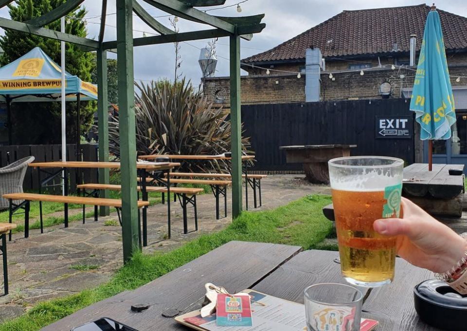 Daily Echo: The beer garden at Brewhouse & Kitchen