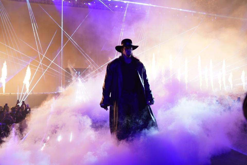 The Undertaker makes his WWE entrance (WWE)