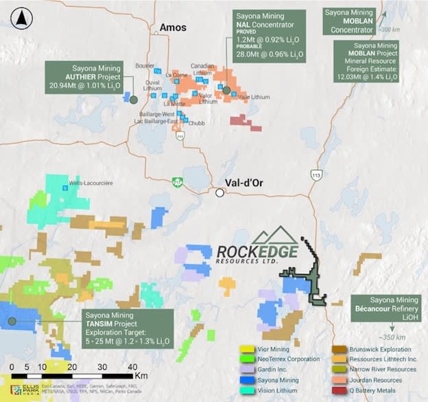 Rock Edge Resources Ltd., Monday, March 20, 2023, Press release picture