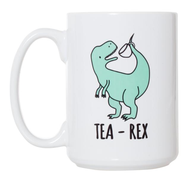 Creature Cups Royal Blue Mug with Surprise Triceratops Inside (12 oz)