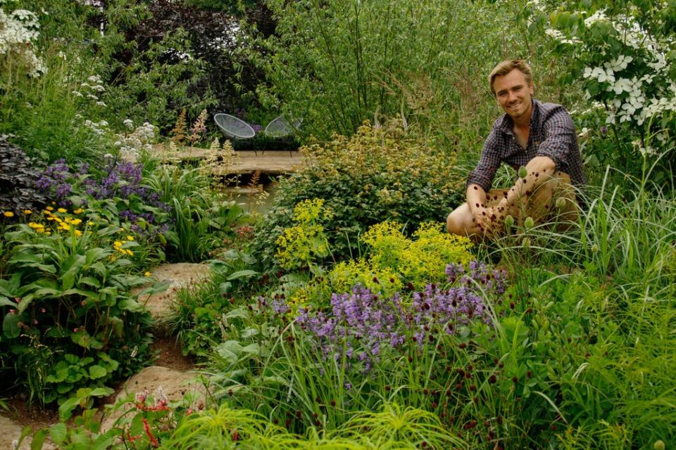 Jamie Butterworth has designed a school garden for this year’s show (PA)