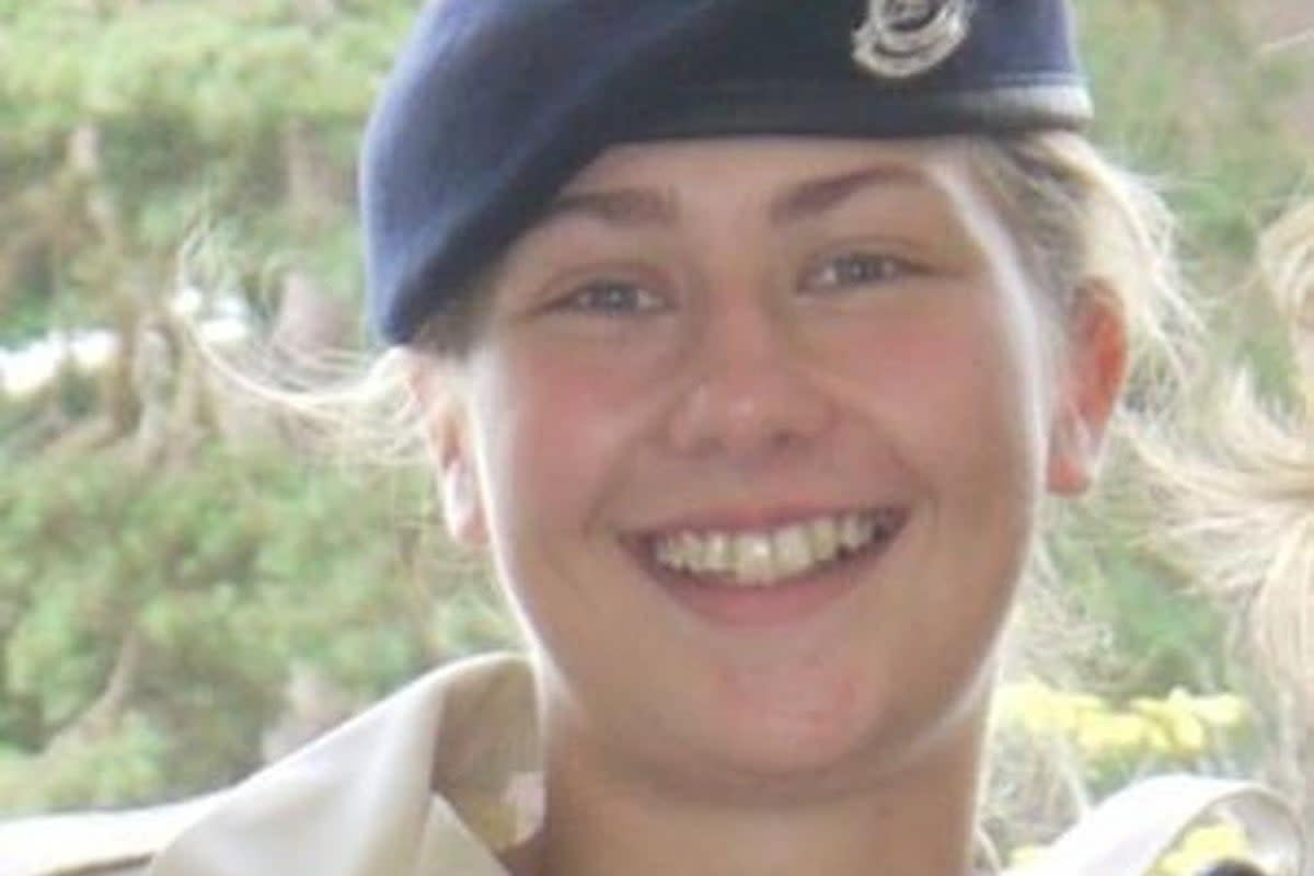 Army officer cadet Olivia Perks, 21, who was discovered dead at the elite Sandhurst military academy  (PA)
