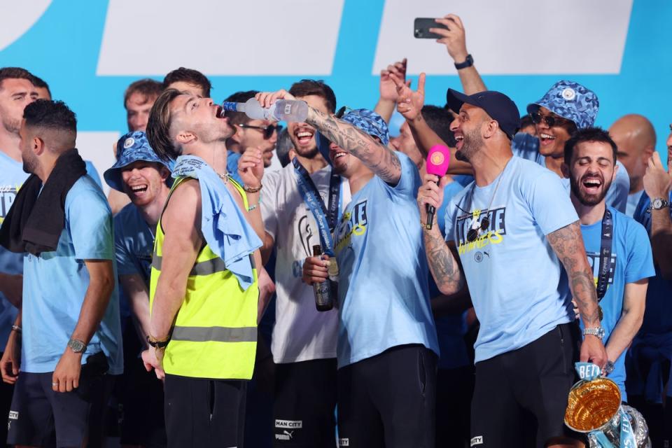 Manchester City’s celebrations have carried on after their Champions League final victory (Getty Images)