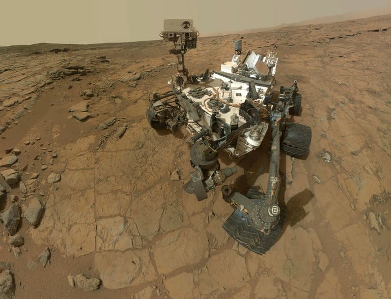 A self-portrait of NASA's Mars rover Curiosity on February 7, 2013. The quest for rare earths vital to some of modern life's most indispensable technologies may see mining robots jet to the stars within decades, a world-first conference in Australia was told