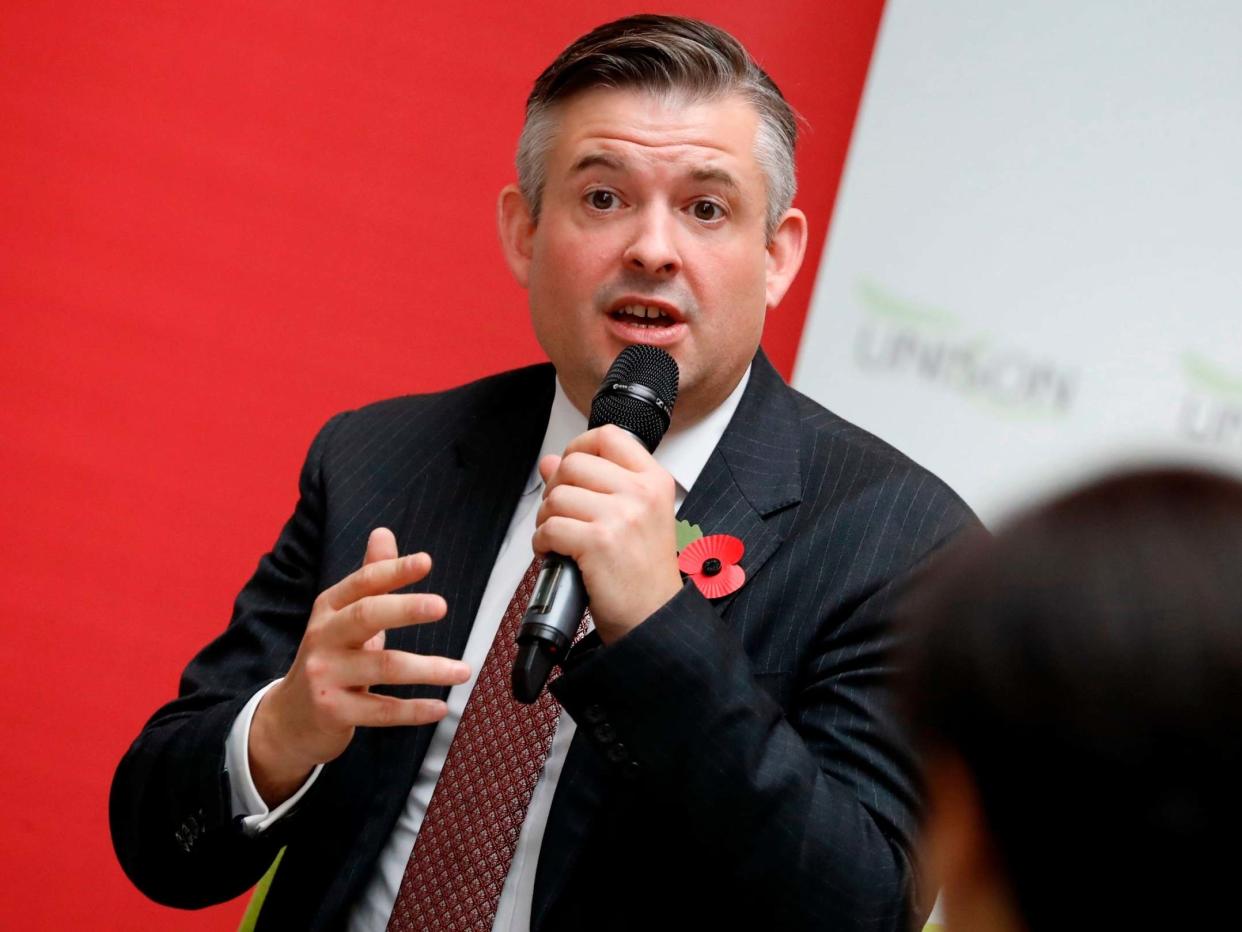 Jonathan Ashworth has thrown his support behind The Independent's campaign: AFP/Getty