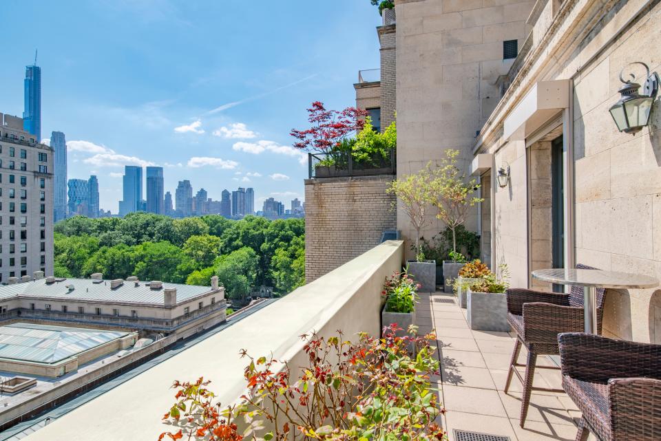 The Upper East Side home looks onto Central Park.