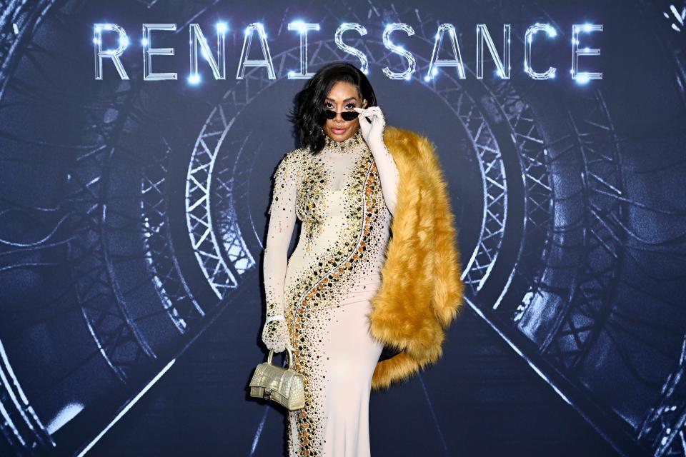 Vivica A. Fox attends the London premiere of "RENAISSANCE: A Film By Beyoncé."
