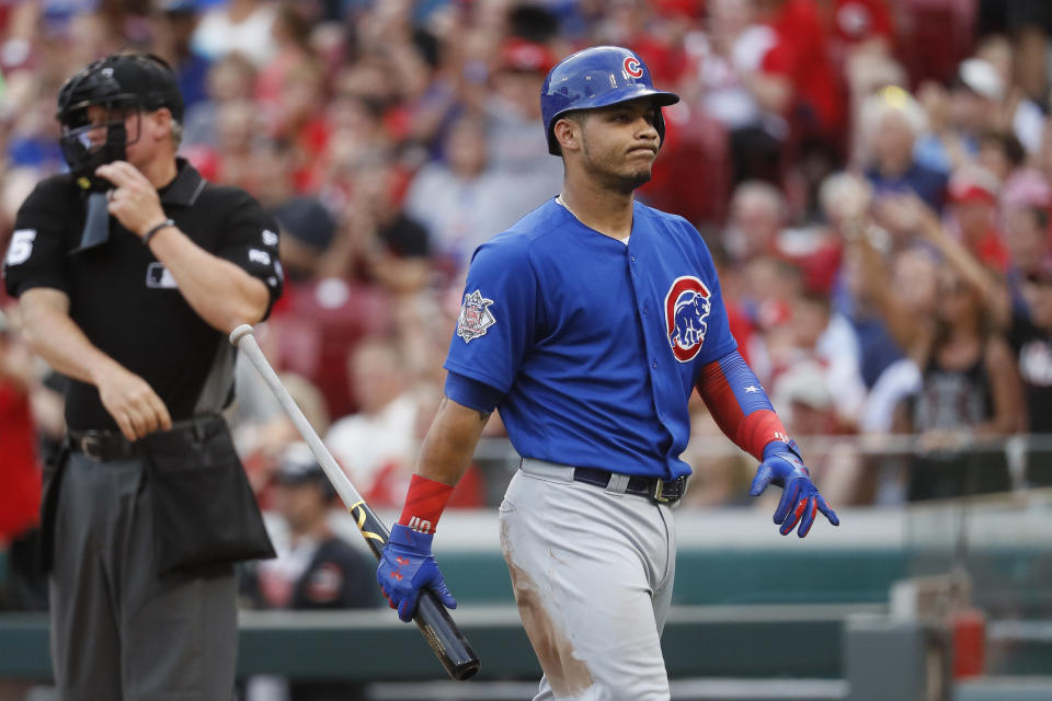 Willson Contreras had some potentially embarrassing messages leak Tuesday. (AP Photo)