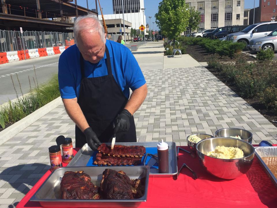 Jim Johnson will be cooking dinner and teaching about barbecue at the upcoming BBQ & Bourbon for a Cause for Cancer Pathways Midwest.