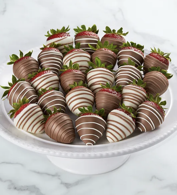 Gourmet Drizzled Strawberries