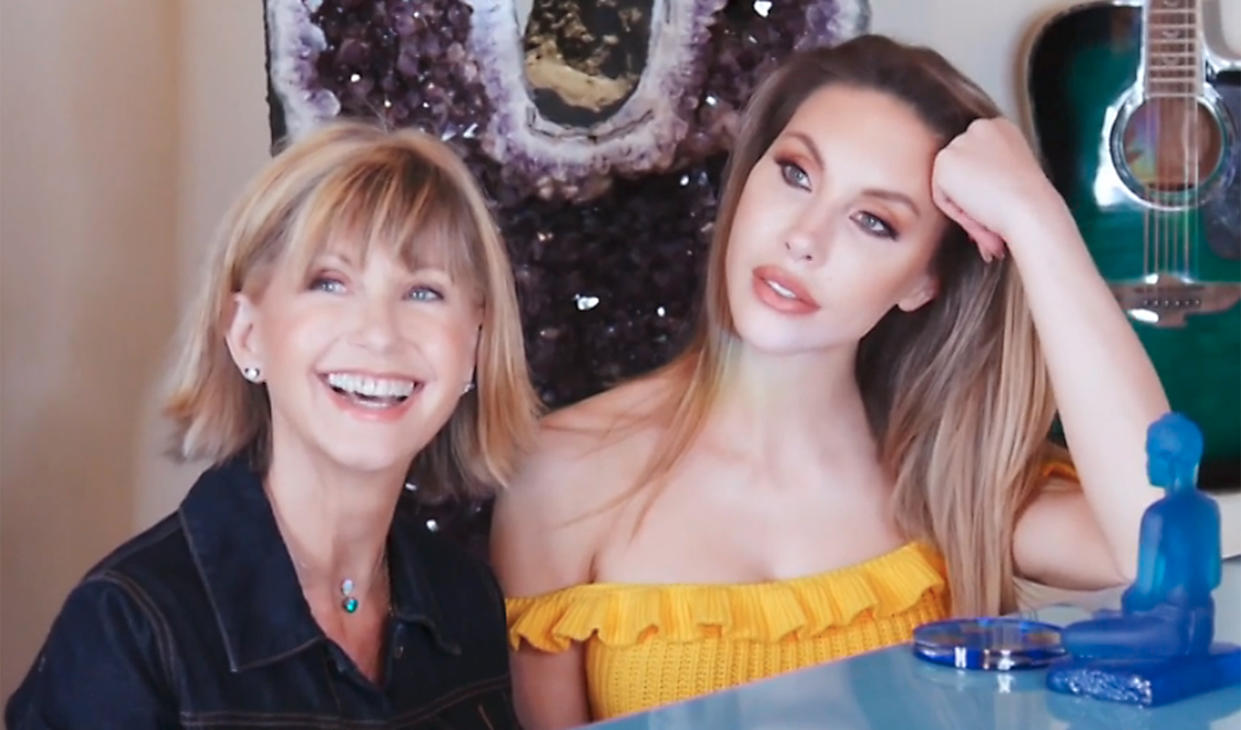 Chloe Lattanzi has vowed to carry on her mother's efforts in finding a cure for cancer. (TODAY)