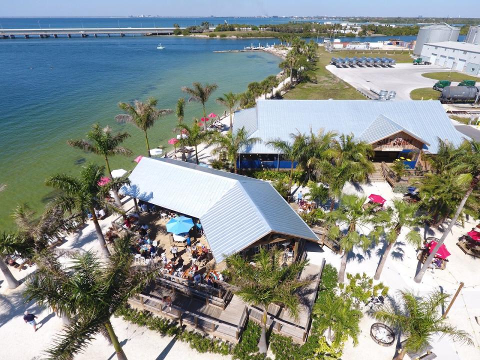 Salt Shack on the Bay is at 5415 W. Tyson Ave. on Rattlesnake Point overlooking Old Tampa Bay just off the Gandy Bridge in Tampa.