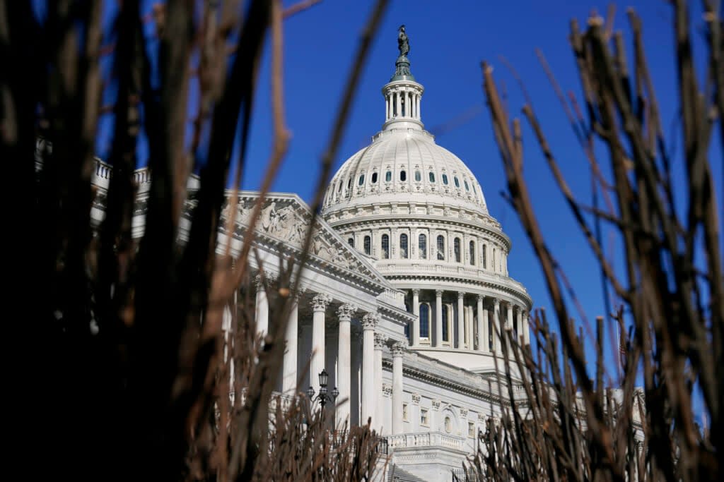 Capitol dome on Capitol Hill in Washington, Feb. 21, 2022. (AP Photo/Patrick Semansky, File)
