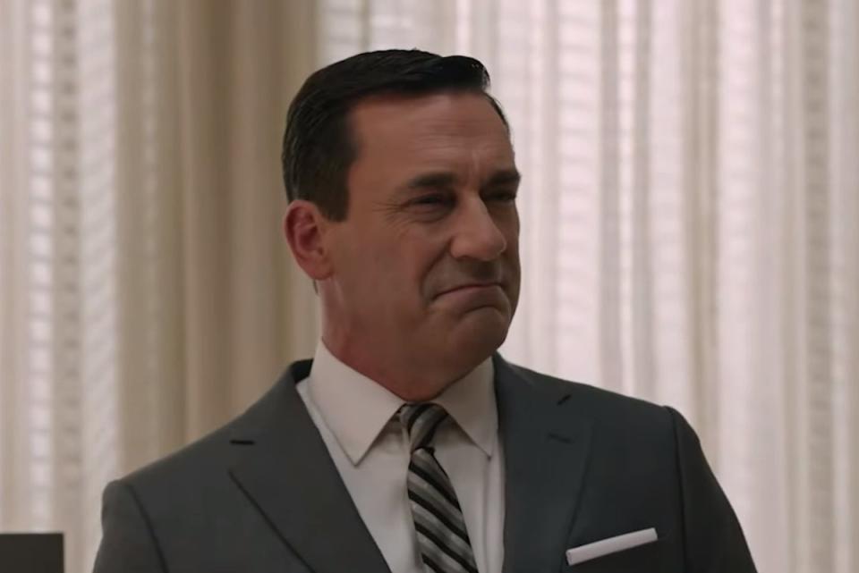 Jon Hamm reprising his ‘Mad Men’ persona in Netflix’s ‘Unfrosted’ (Netflix)