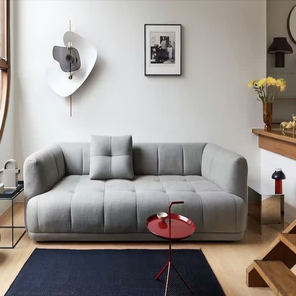 <p><a href="https://us.hay.com/seating-sofas-and-sectionals/quilton-modular-sofa/2556060.html?lang=en_US" rel="nofollow noopener" target="_blank" data-ylk="slk:Shop Now;elm:context_link;itc:0;sec:content-canvas" class="link ">Shop Now</a></p><p>Quilton Modular Sofa</p><p>$6195.00</p><p>hay.com</p>