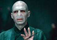 Voldemort, a.k.a. He Who Must Not Be Named, was the epitome of evil as Harry's arch-nemesis in the beloved series. His slit-like nostrils certainly helped creep us out