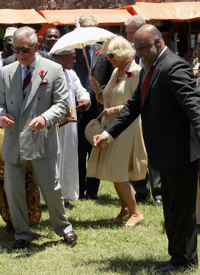 Prince Charles and Camilla show off their dance moves