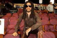 <p>Lenny Kravitz attends the 2023 iHeartRadio Music Awards press junket ahead of his hosting duties for the awards show at the Dolby Theatre in Los Angeles, California on March 24.</p>