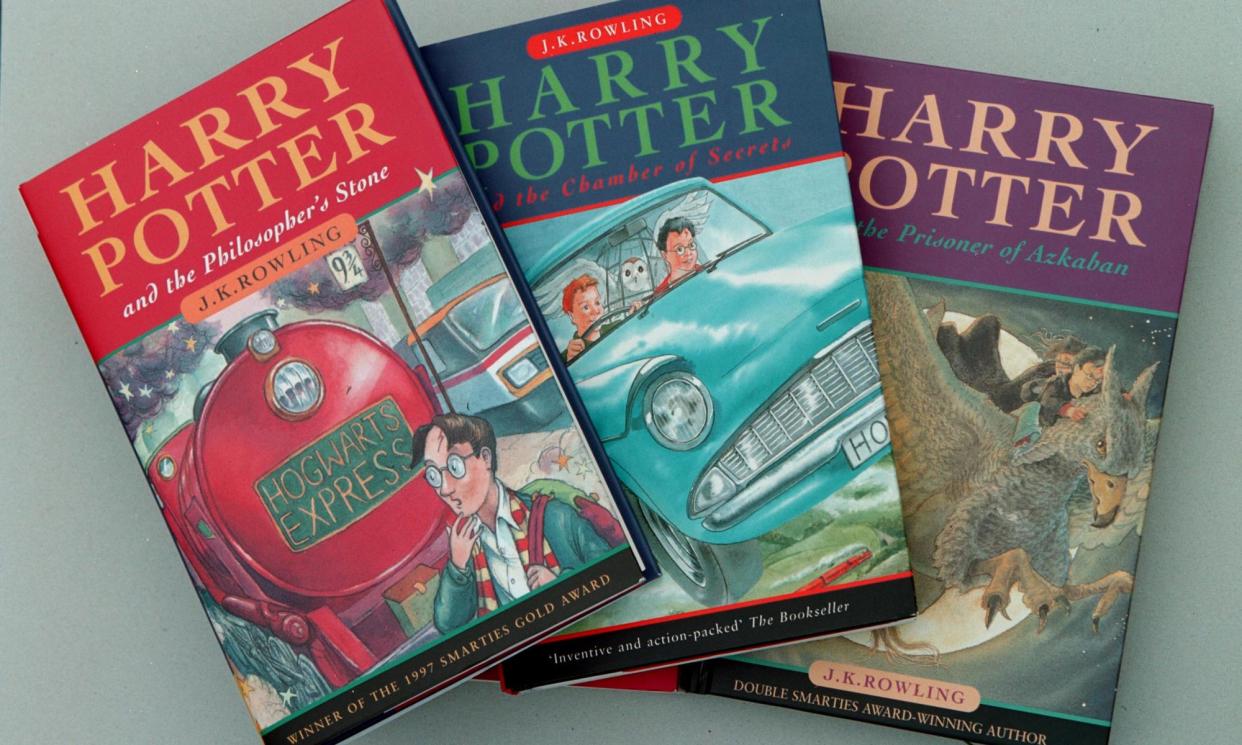<span>The audio versions of the Harry Potter books have racked up 1.4bn global listening hours on Audible.</span><span>Photograph: Murdo Macleod/The Guardian</span>