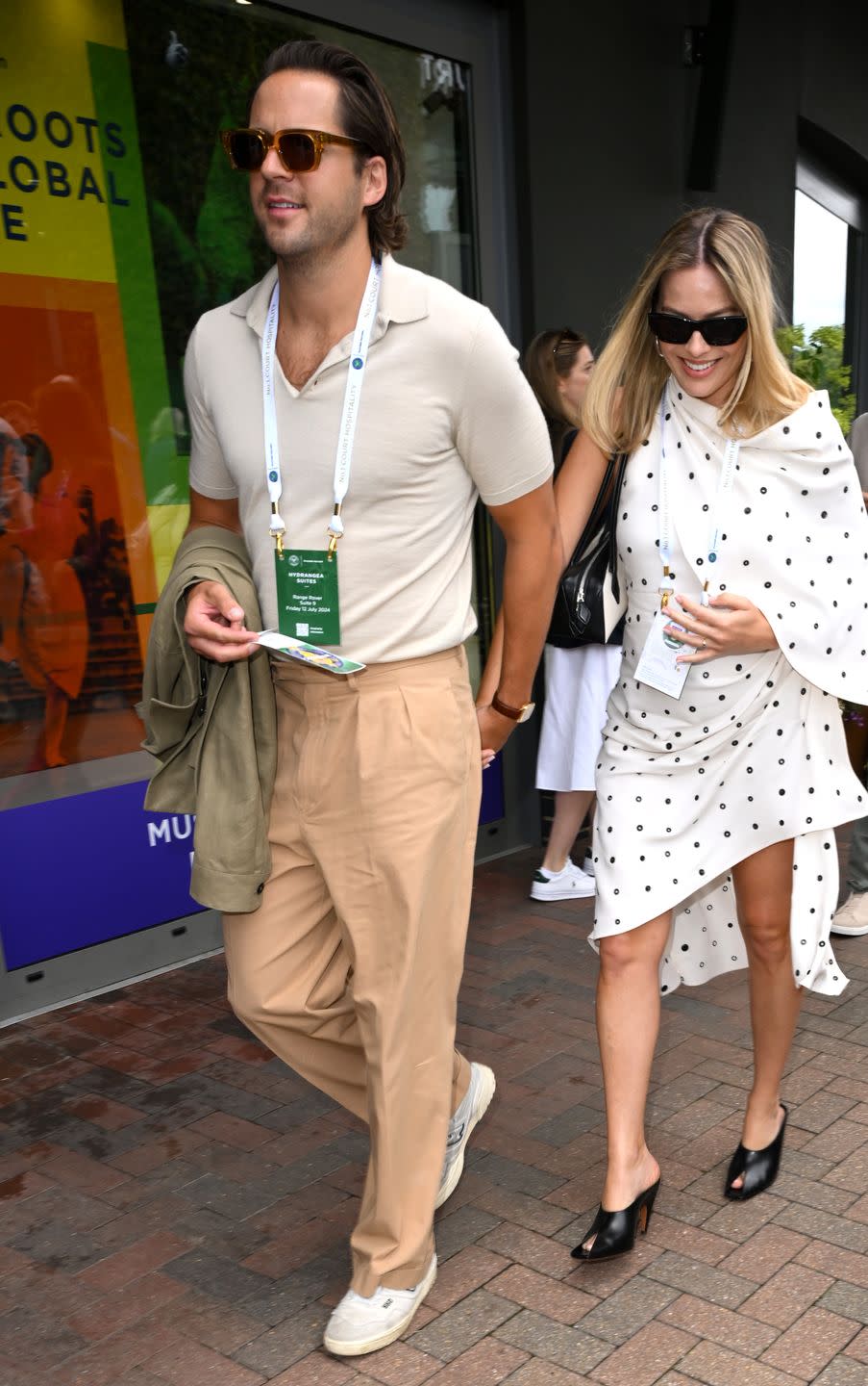 margot robbie pregnant wimbledon