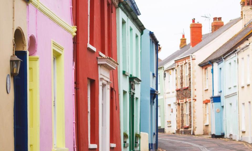 Fishermen's cottages in Appledore, Devon